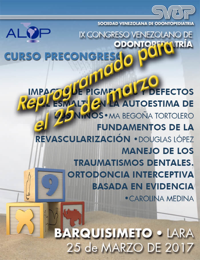 Curso Precongreso. Congreso Venezolano de Odontopediatría