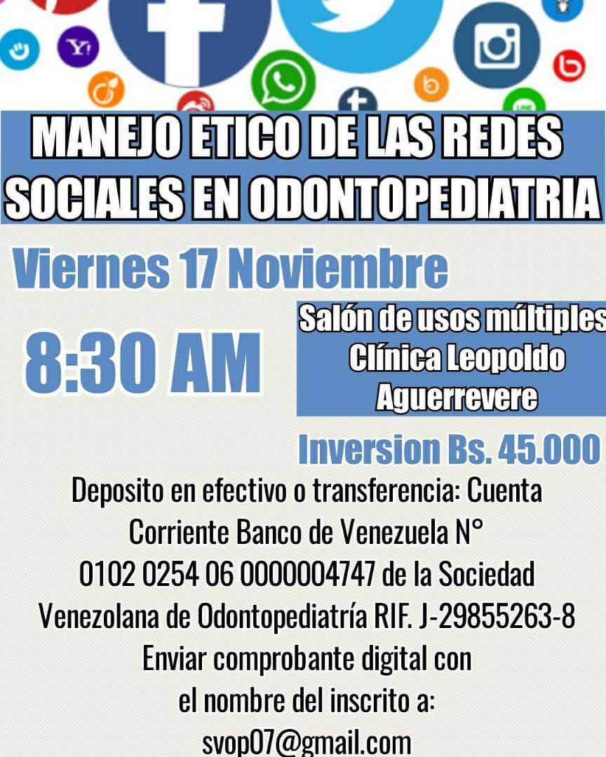 Manejo ético de las redes sociales en Odontopediatría